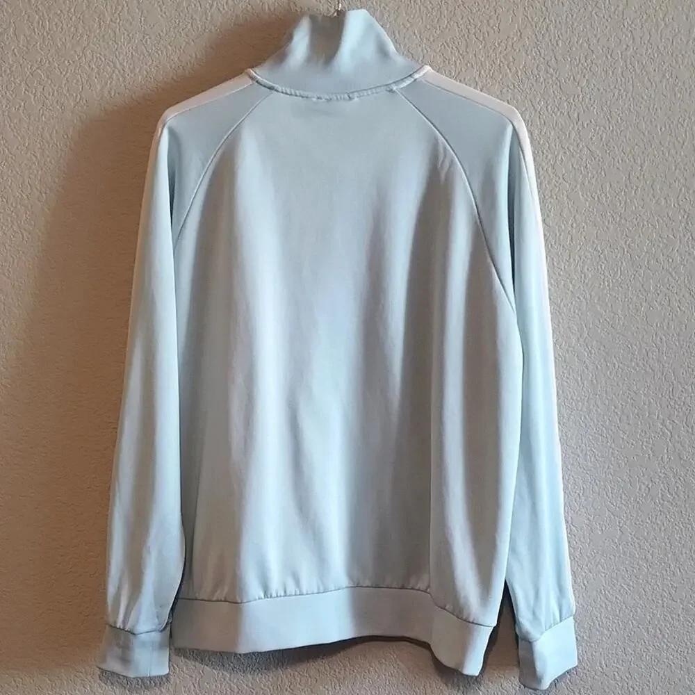 Puma Men's PUMA PPET7 Iconic (Icy) Blue & White Track Jacket  XXL Logo, Pockets